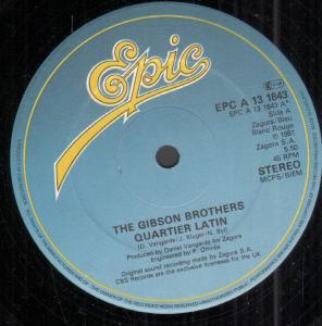 Gibson Brothers - Quartier Latin - 12 Inch