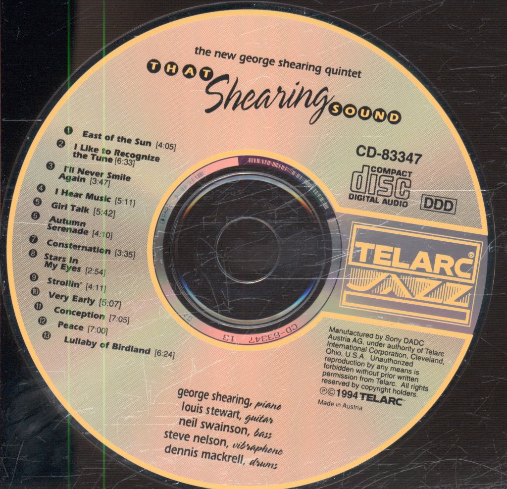 George Shearing Quintet - That Shearing Sound - Cd