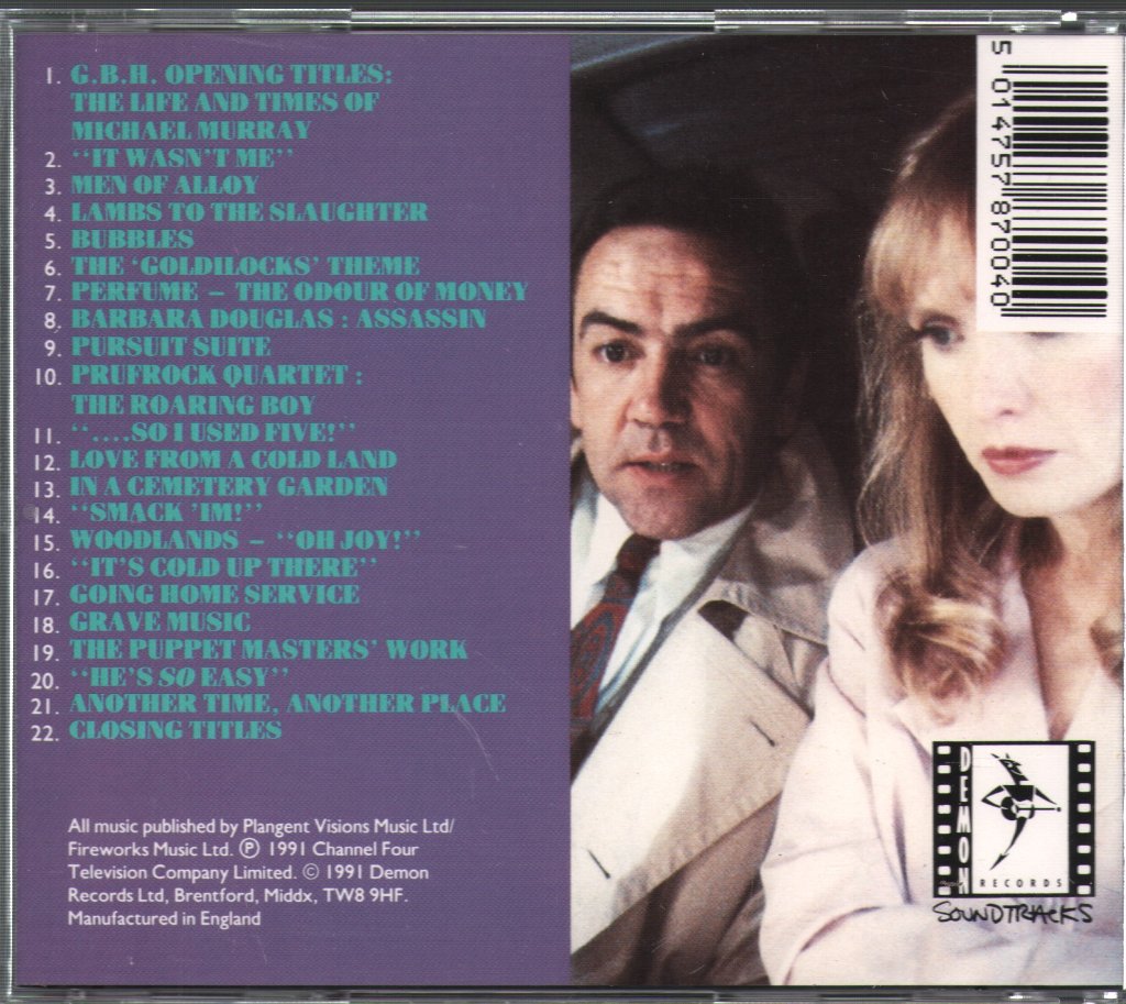 Elvis Costello & Richard Harvey - Original Music From The Channel Four Series: G.B.H. - Cd