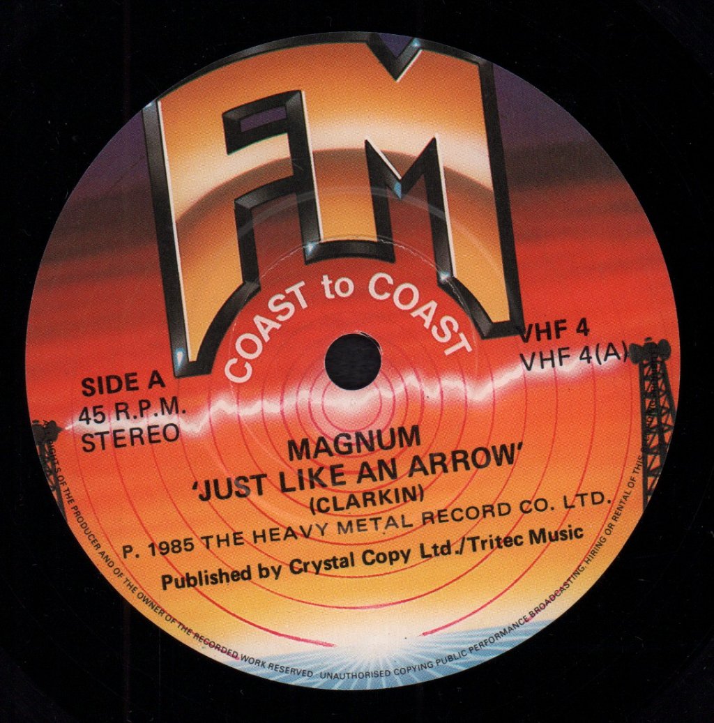 Magnum (Metal Group) - Just Like An Arrow - 7 Inch