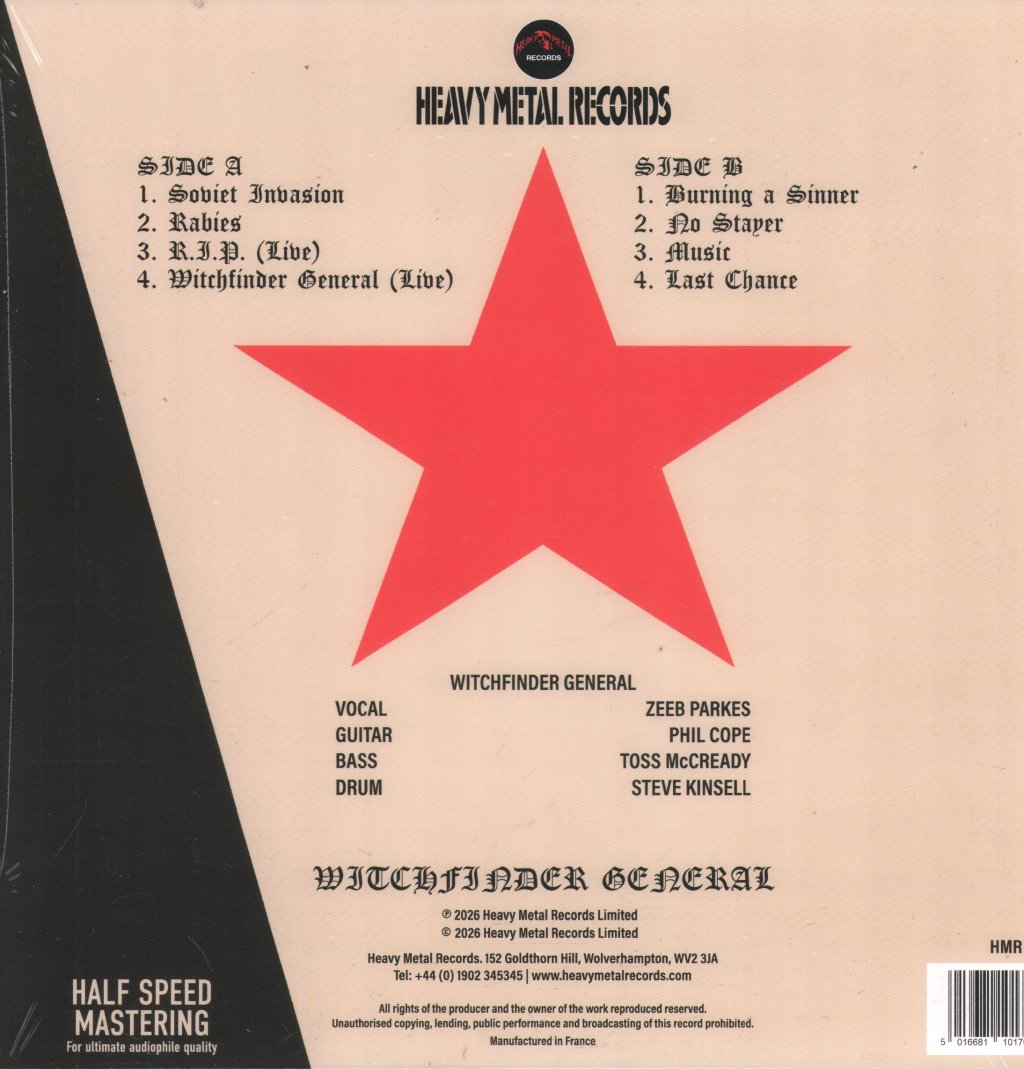 Witchfinder General - Soviet Invasion - Lp