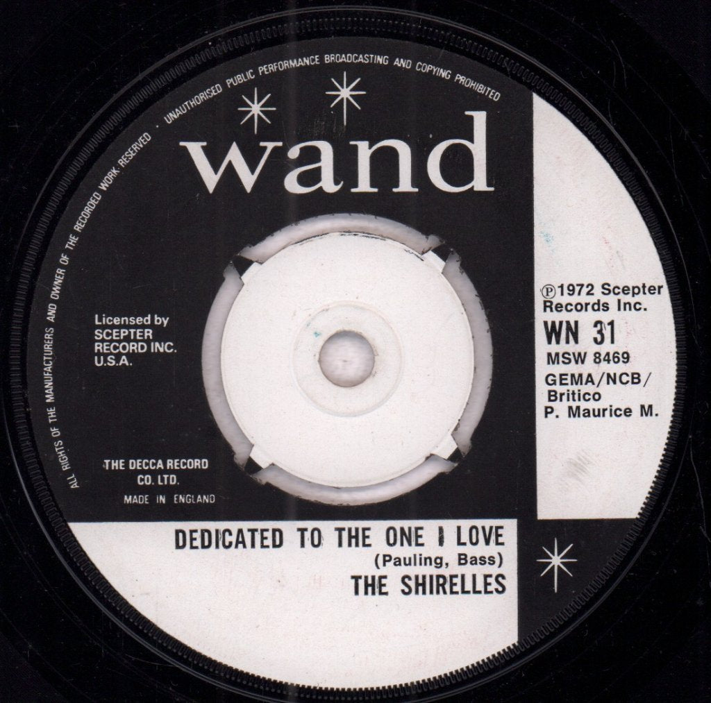 Shirelles - Will You Love Me Tomorrow - 7 Inch