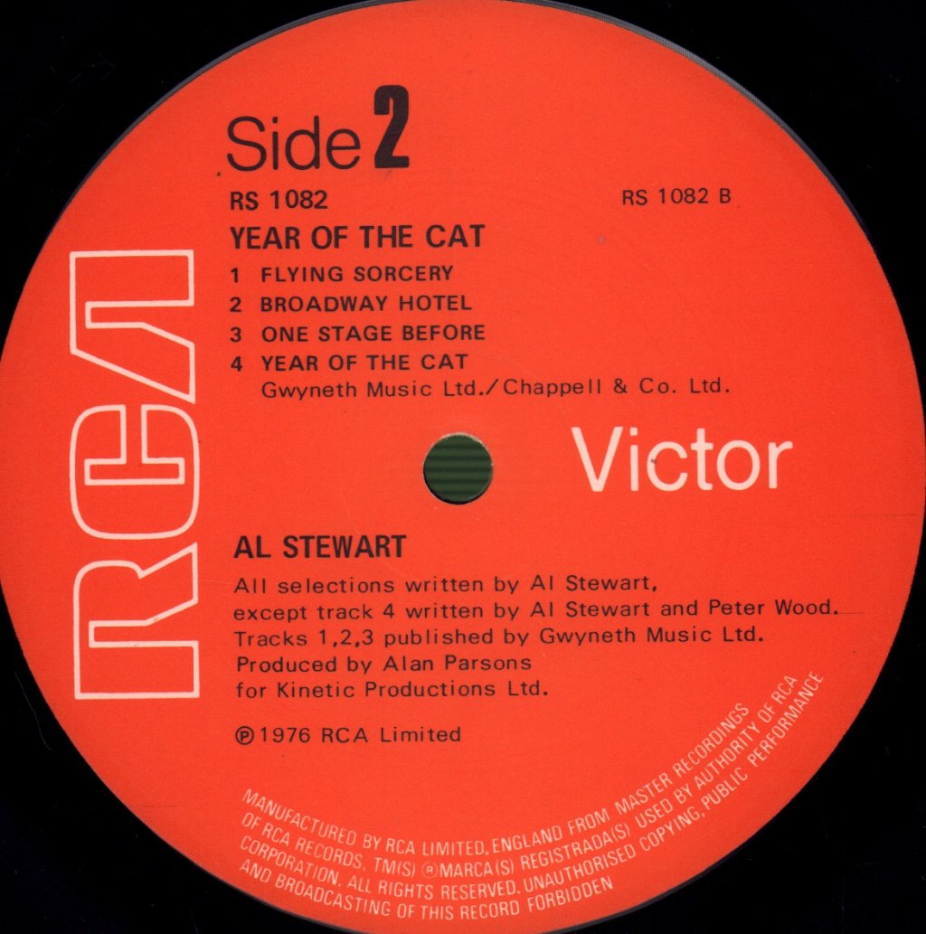 Al Stewart - Year Of The Cat - Lp