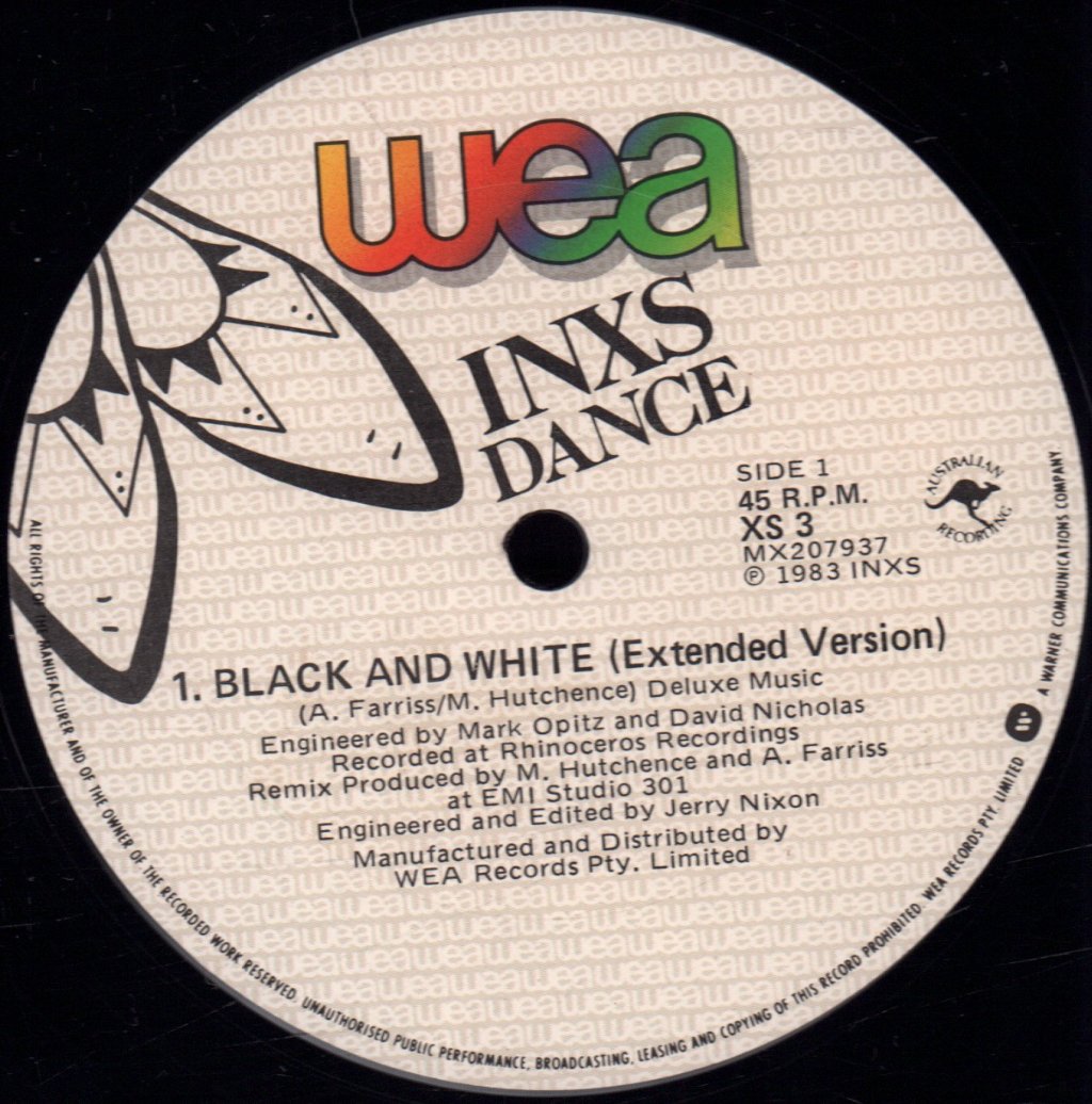 INXS - Black And White - 12 Inch