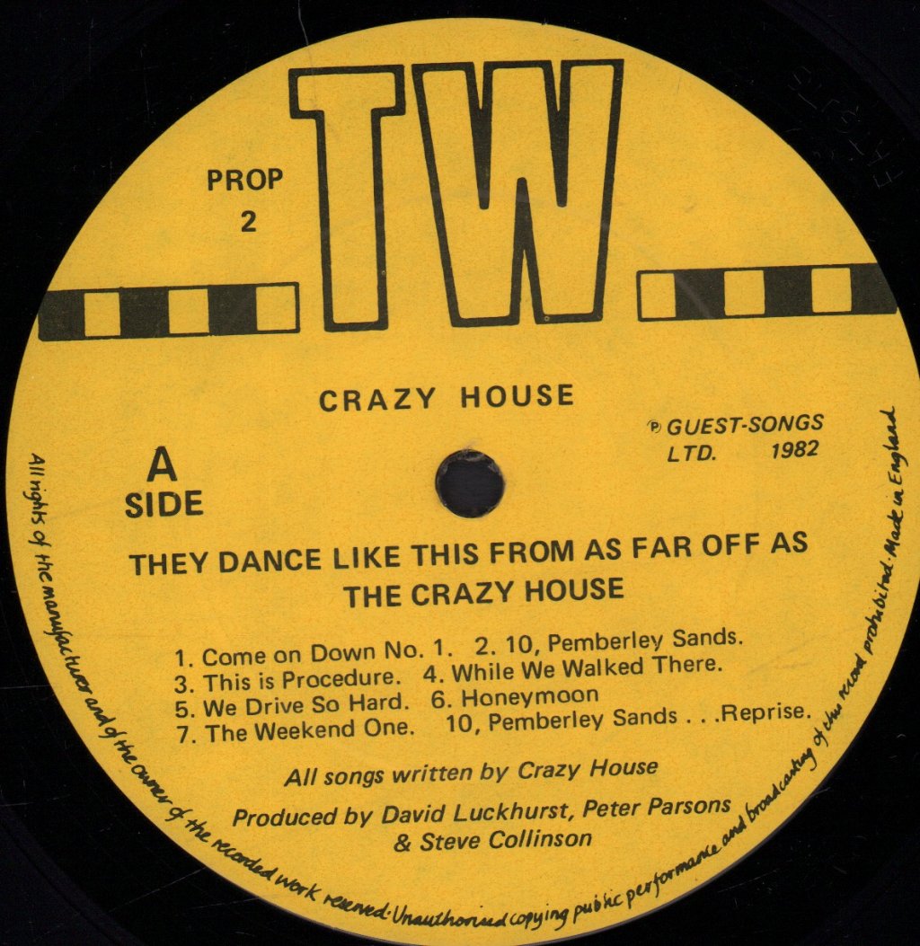 Crazy House - They Dance Like This From As Far Off As The Crazy House - Lp