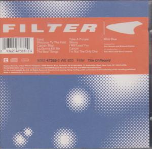 Filter - Title Of Record - Cd