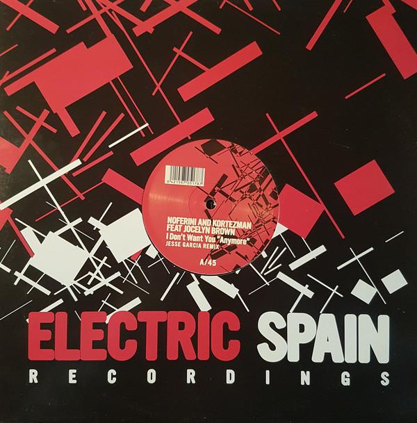 Noferini and Kortezman feat Jocelyn Brown - I Don't Want You Anymore - 12 Inch