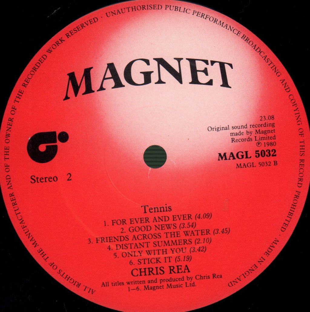 Chris Rea - Tennis - Lp