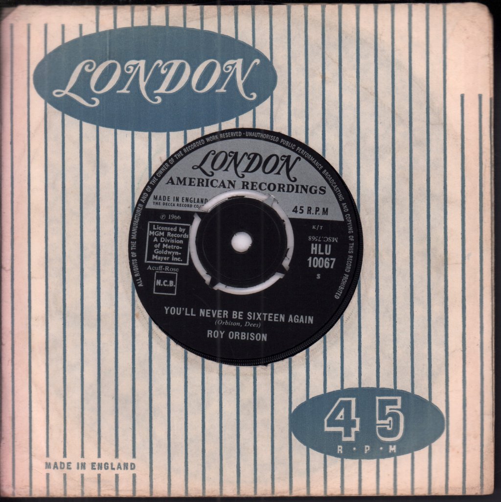 Roy Orbison - Too Soon To Know - 7 Inch