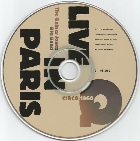 Quincy Jones Big Band - Q Live In Paris Circa 1960 - Cd