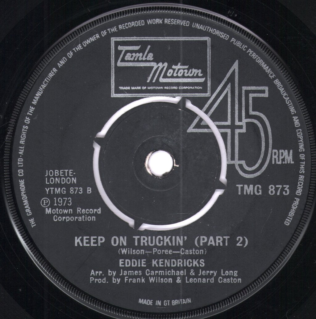 Eddie Kendricks - Keep On Truckin' - 7 Inch