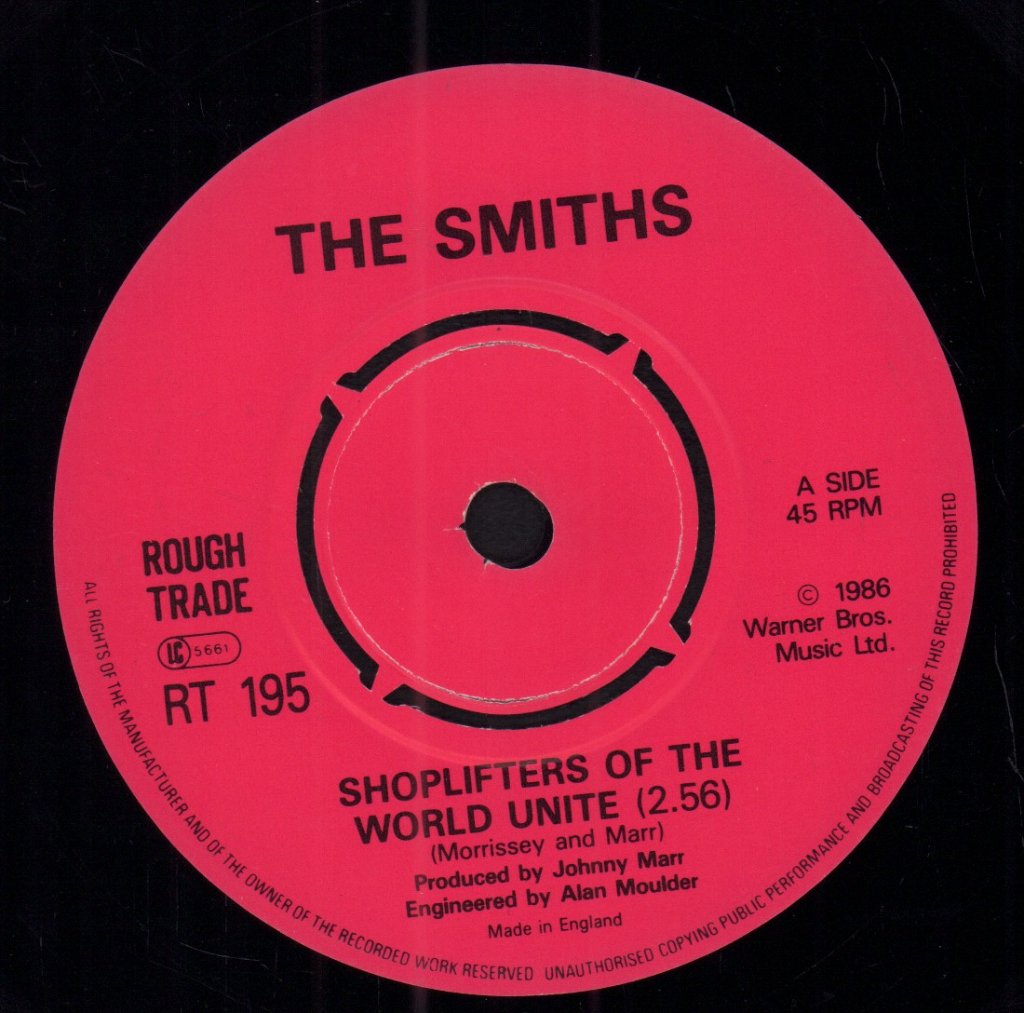 Smiths - Shoplifters Of The World Unite - 7 Inch