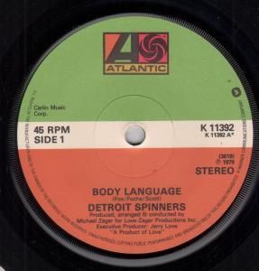 Detroit Spinners - Body Language - 7 Inch