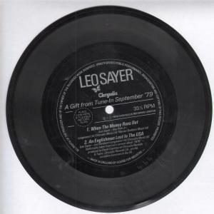 Leo Sayer - When The Money Runs Out - 7 Inch