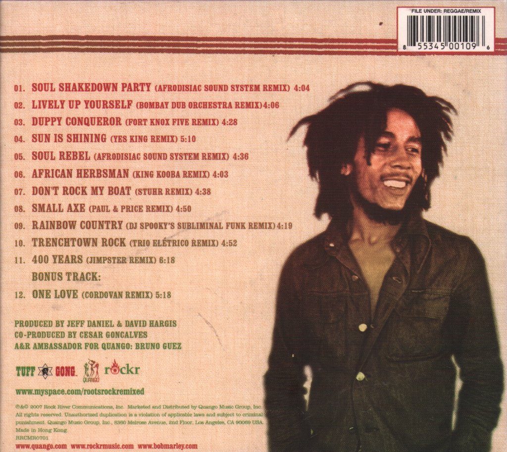 Bob Marley & The Wailers - Roots, Rock, Remixed - Cd