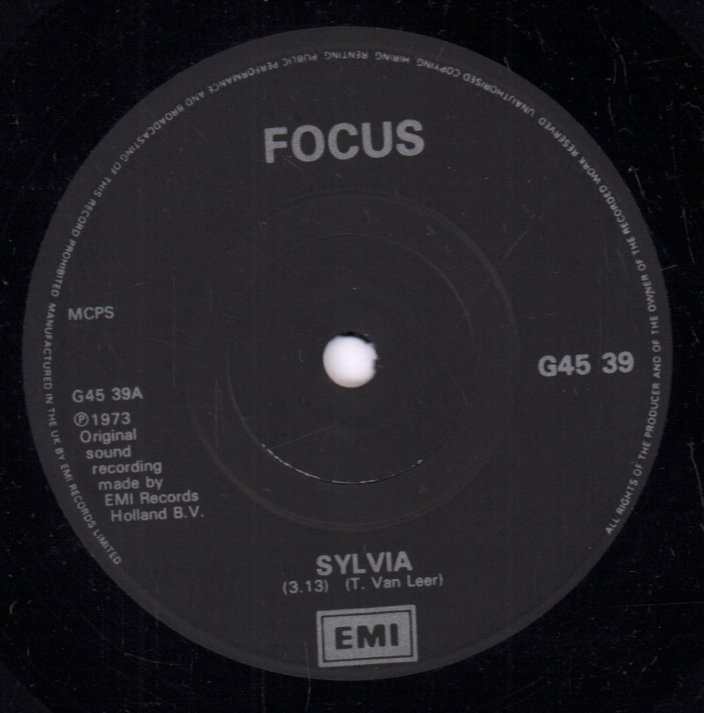 Focus - Sylvia - 7 Inch