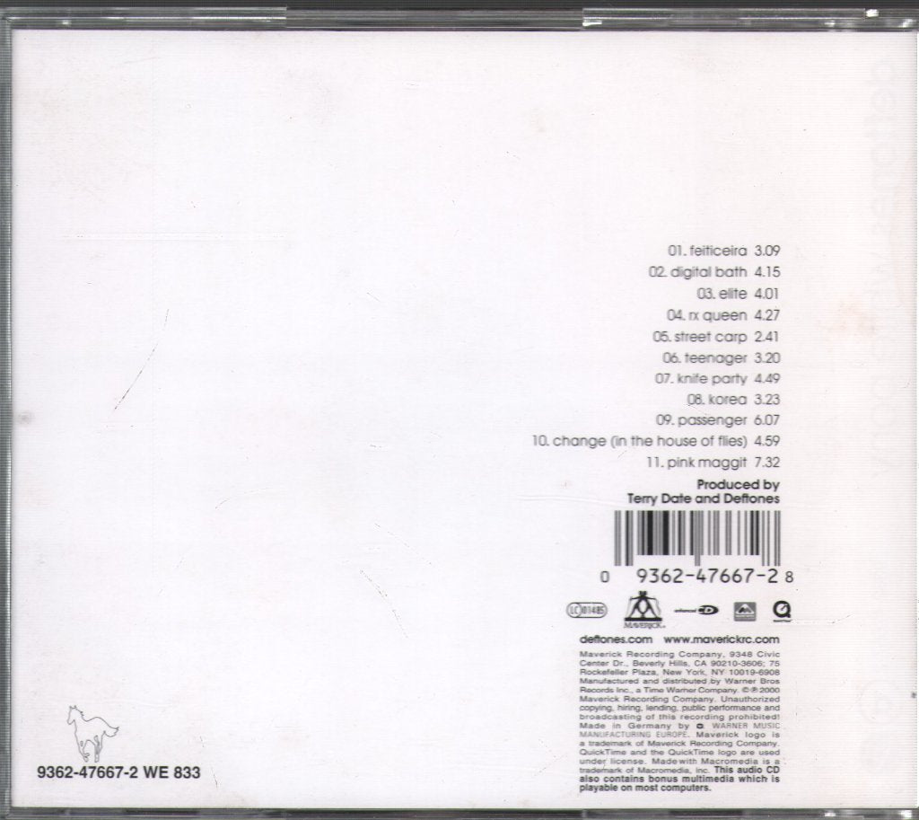 Deftones - White Pony - Cd