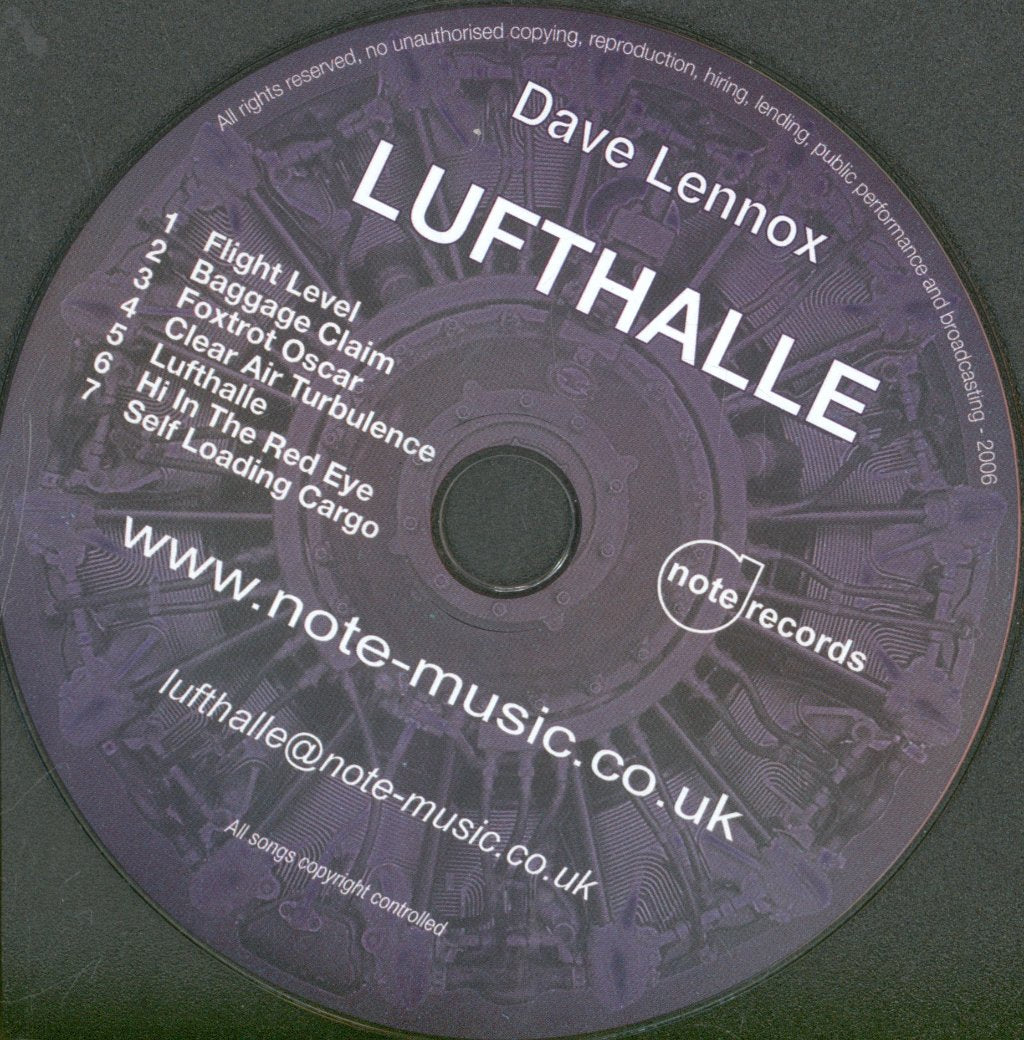 Dave Lennox - Lufthalle - Cd
