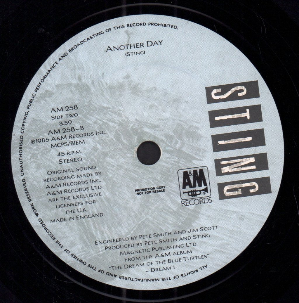 Sting - If You Love Somebody Set Them Free - 7 Inch