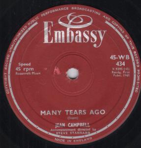 Jean Campbell - Many Tears Ago - 7 Inch