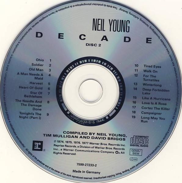 Neil Young - Decade - Double Cd