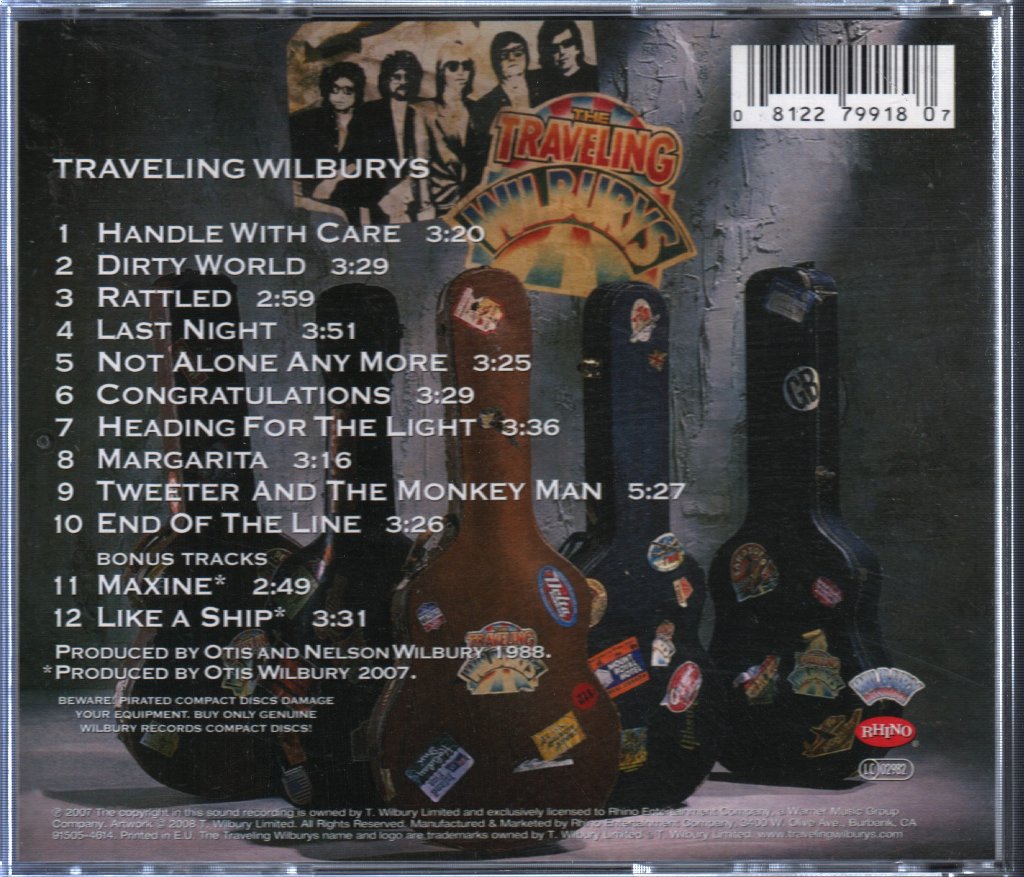 Traveling Wilburys - Volume 1 - Cd