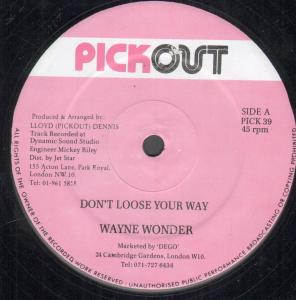 Wayne Wonder/Johnny P - Don't Loose Your Way/Man Out A Street - 12 Inch