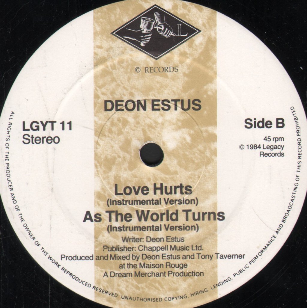 Deon Estus - Love Hurts - 12 Inch