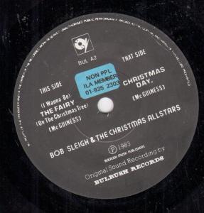 Bob Sleigh And The Christmas Allstars - Fairy - 7 Inch