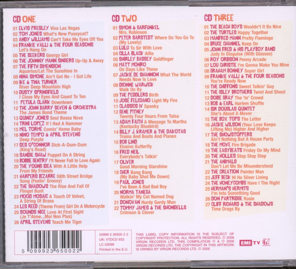 Various Artists - Swingin' Sixties - Triple Cd