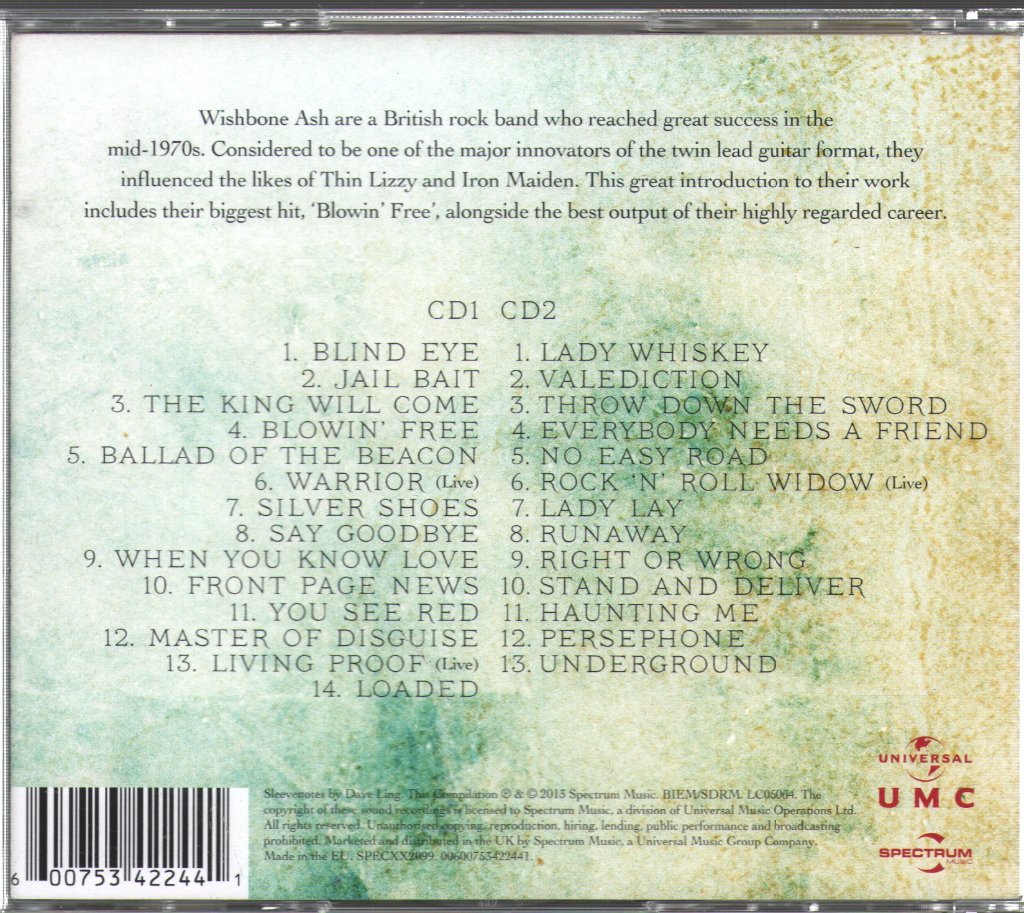 Wishbone Ash - Essential Collection - Double Cd