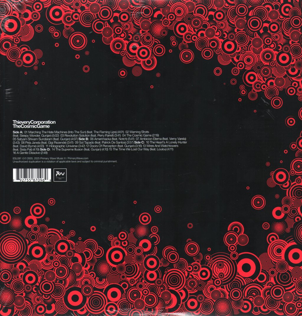 Thievery Corporation - The Cosmic Game (20th Anniversary Reissue) - Double Lp