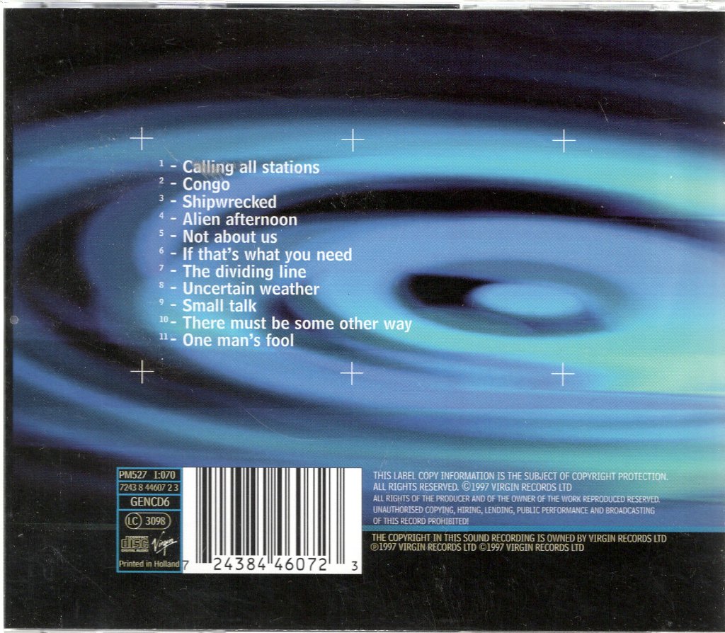 Genesis - Calling All Stations - Cd