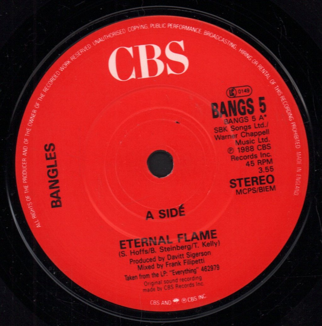 Bangles - Eternal Flame - 7 Inch
