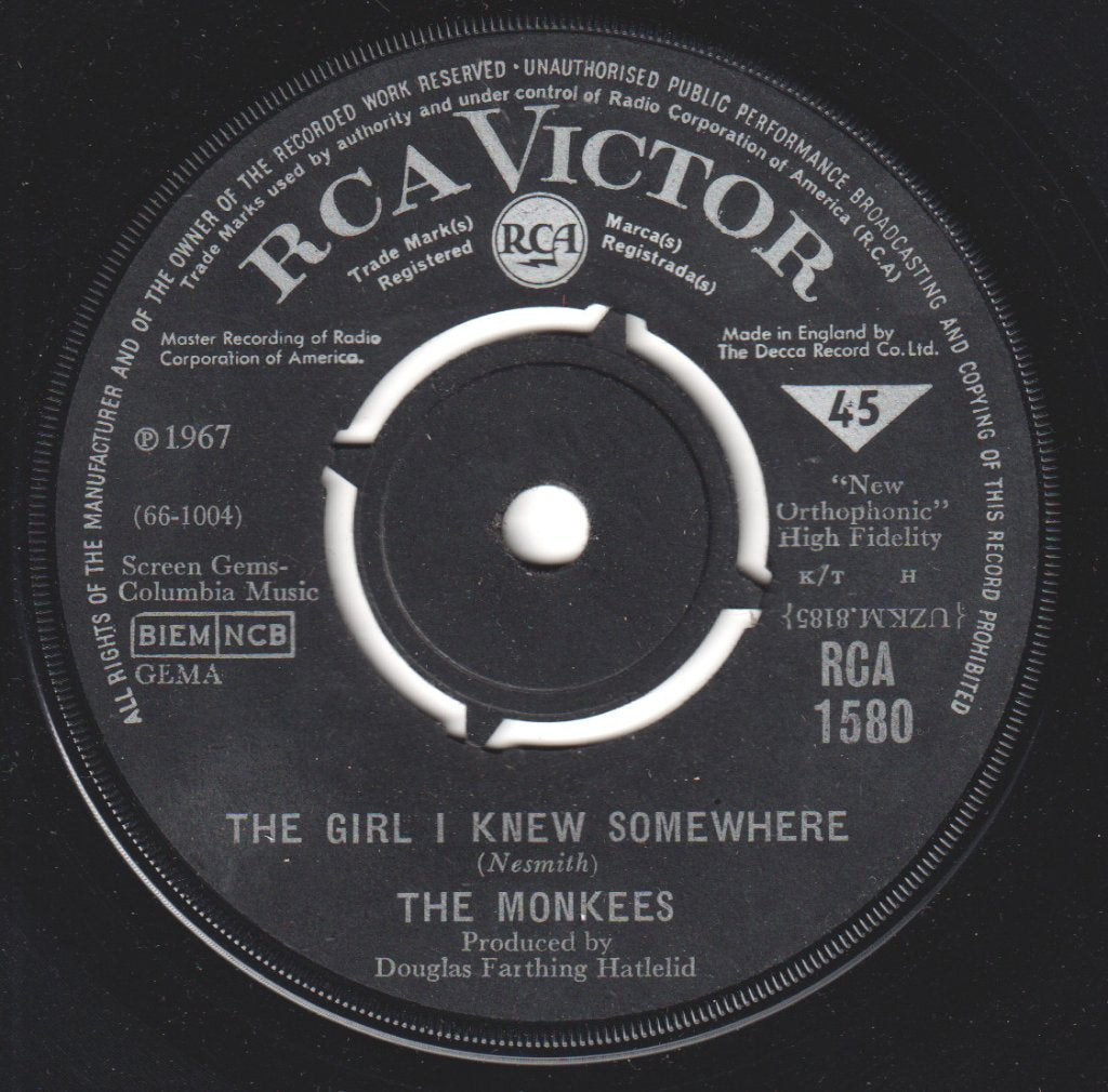 Monkees - A Little Bit Me A Little Bit You - 7 Inch
