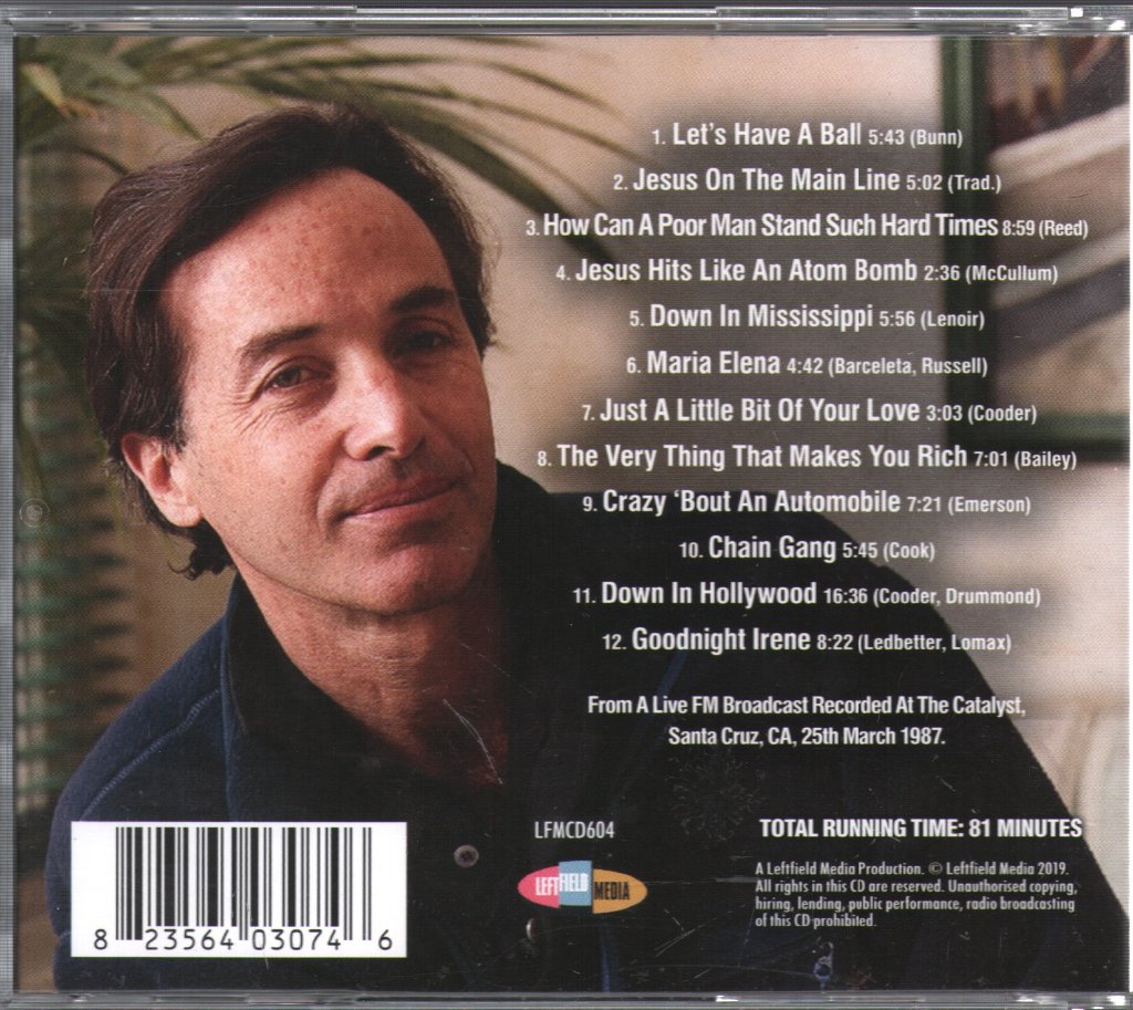 Ry Cooder & The Moula Banda Rhythm Aces - Santa Cruz - Cd