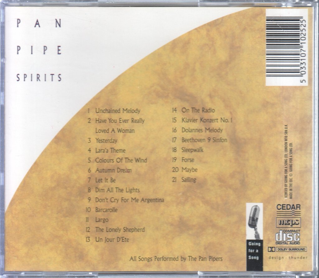 Pan Pipers - Pan Pipe Spirits - Cd
