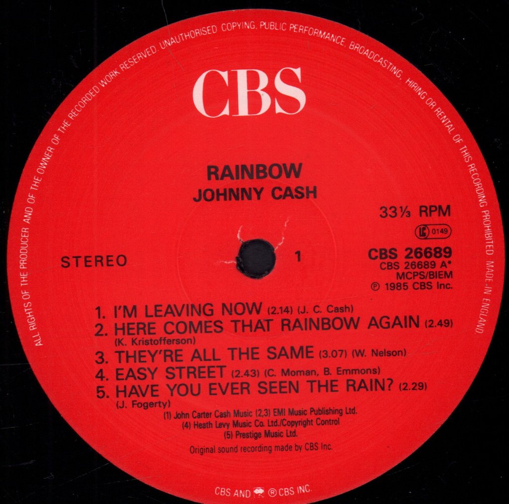 Johnny Cash - Rainbow - Lp