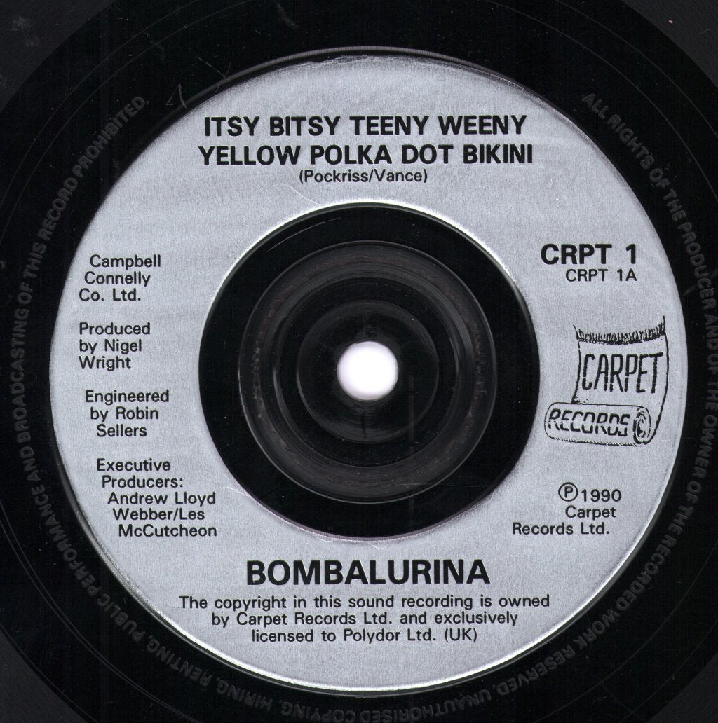 Bombalurina - Itsy Bitsy Teeny Weeny Yellow Polka Dot Bikini - 7 Inch