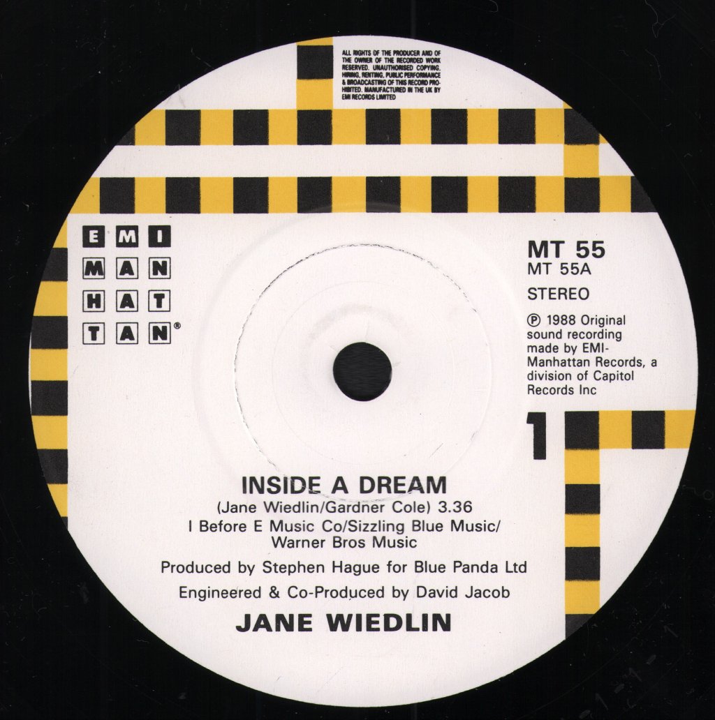 Jane Wiedlin - Inside A Dream - 7 Inch