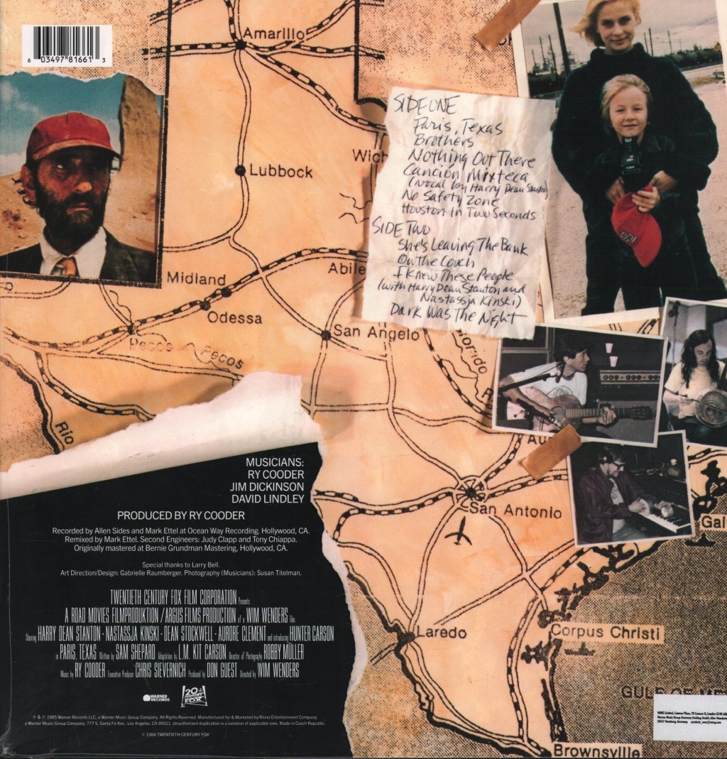 Ry Cooder - Paris, Texas (40th Anniversary) - Lp