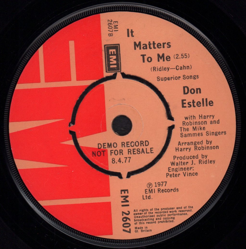 Don Estelle - Only You - 7 Inch