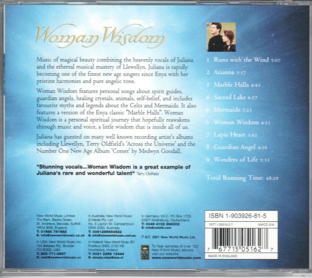 Juliana - Woman Wisdom - Cd