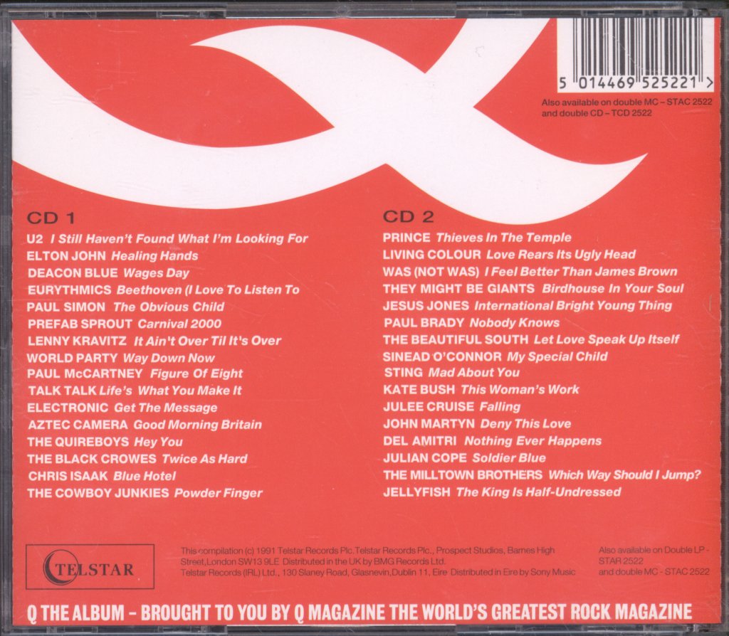 Various Artists - Q The Album (Volume 1) - Double Cd