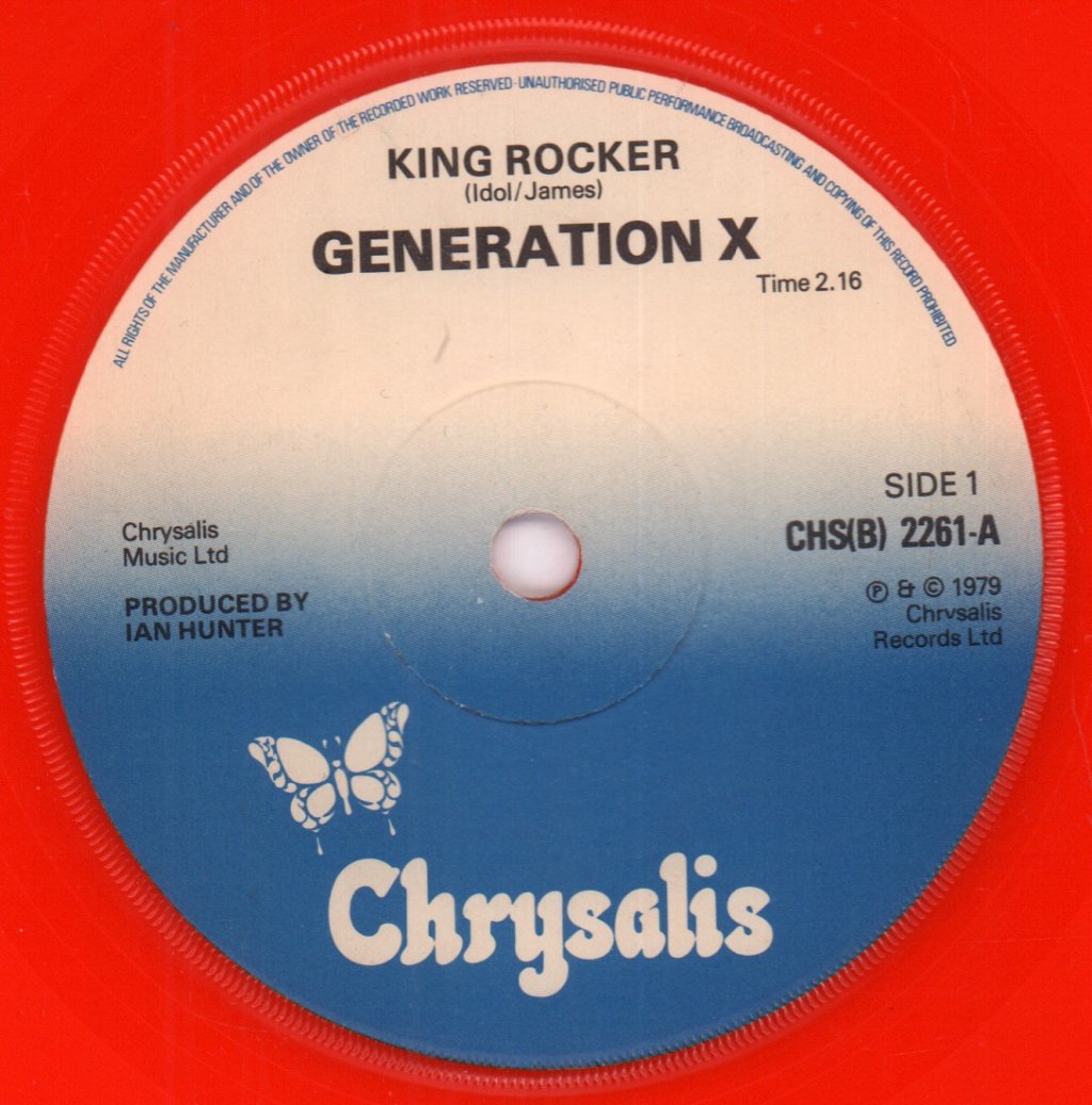 Generation X - King Rocker - 7 Inch