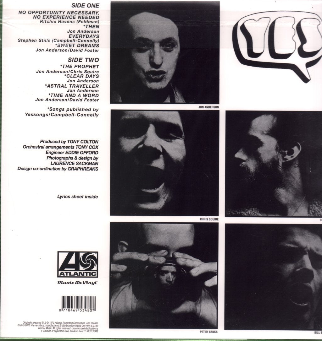 Yes - Time And A Word - Lp