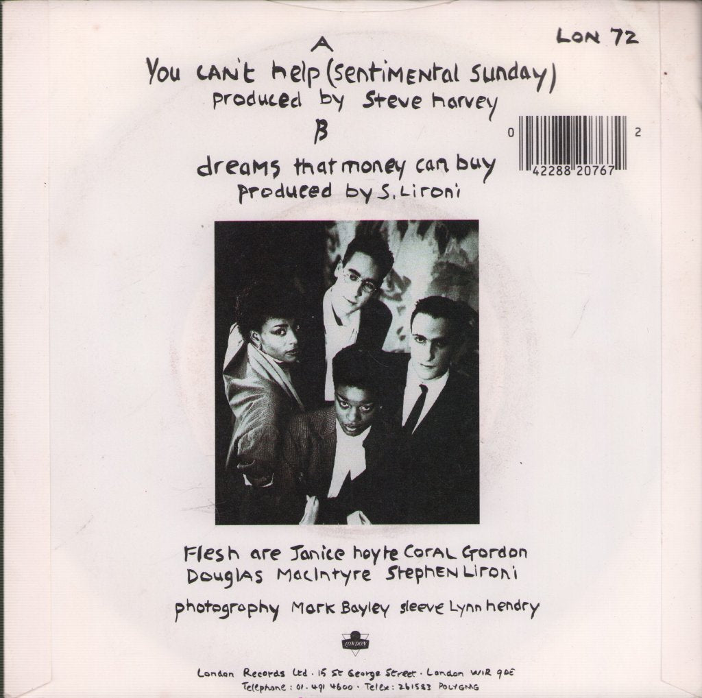 Flesh - You Can't Help - 7 Inch