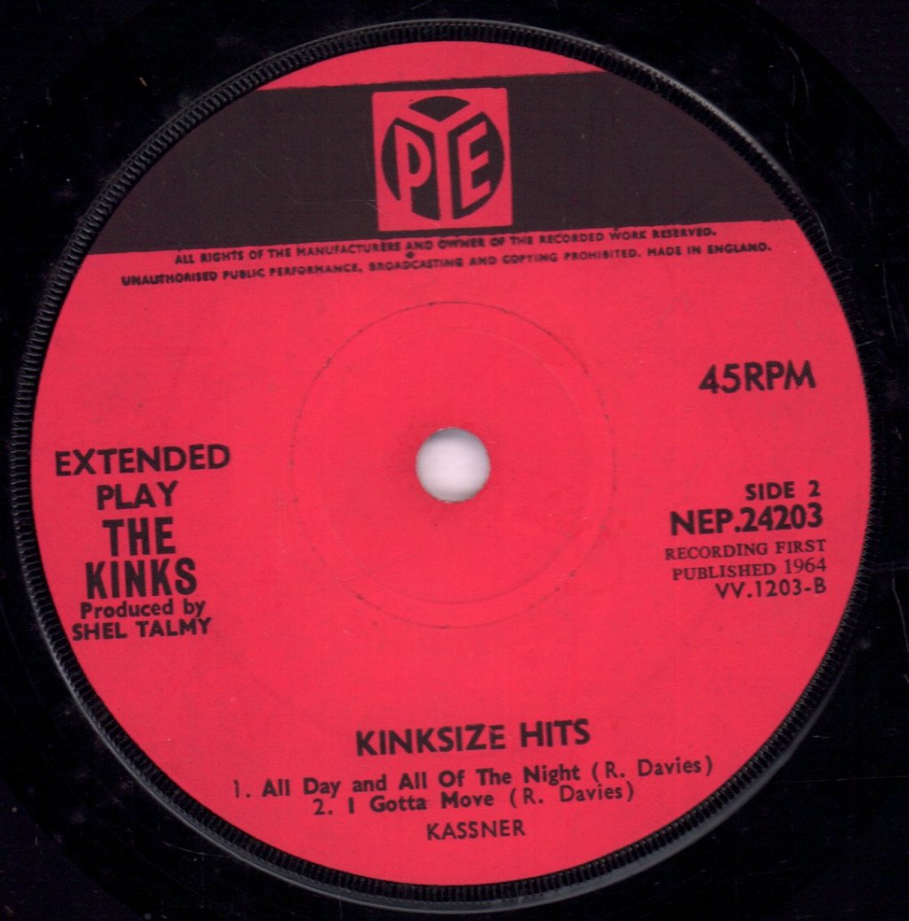 Kinks - Kinksize Hits - 7 Inch