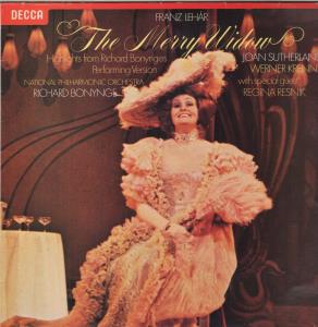 Merry Widow - Highlights From Richard Bonynge's Performing Version - Lp