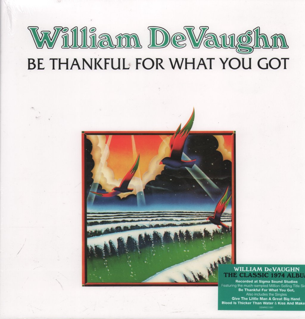 BTB特効 Be Thankful For What You Got カバー William DeVaughn - Be Thankful For What You Got - Lp – Vinyl Tap